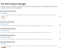 Tablet Screenshot of pinkproductmanager.blogspot.com