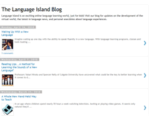 Tablet Screenshot of languageislandblog.blogspot.com