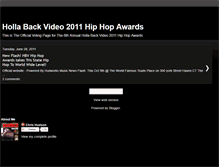 Tablet Screenshot of hbv2011hiphopawards.blogspot.com