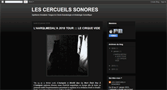 Desktop Screenshot of lescercueilssonores.blogspot.com