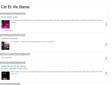 Tablet Screenshot of cieetviedanse.blogspot.com