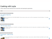 Tablet Screenshot of cookingwithleyla.blogspot.com