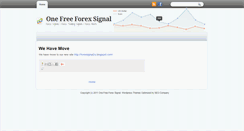 Desktop Screenshot of onefxsignal.blogspot.com