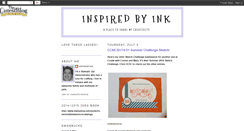 Desktop Screenshot of inspiredbyink.blogspot.com