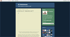 Desktop Screenshot of abdulemam.blogspot.com