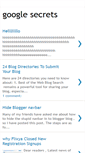 Mobile Screenshot of googlesecretstoshare.blogspot.com