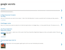 Tablet Screenshot of googlesecretstoshare.blogspot.com