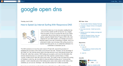 Desktop Screenshot of googleopendns.blogspot.com