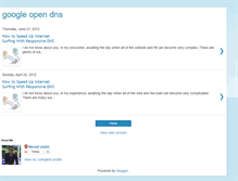 Tablet Screenshot of googleopendns.blogspot.com