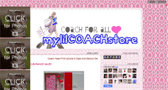 Desktop Screenshot of mylilcoachstore.blogspot.com