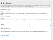 Tablet Screenshot of hhs-library.blogspot.com