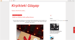 Desktop Screenshot of kirpiktekigozyasi.blogspot.com