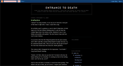 Desktop Screenshot of entrancetodeath.blogspot.com