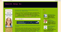 Desktop Screenshot of healthhelp4u.blogspot.com