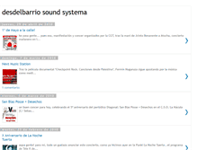 Tablet Screenshot of desdelbarriosoundsystema.blogspot.com