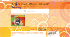 Desktop Screenshot of differentbutequaletwinning.blogspot.com