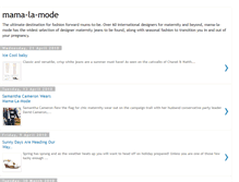 Tablet Screenshot of mama-la-mode.blogspot.com