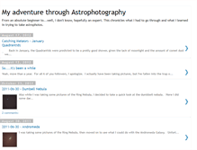 Tablet Screenshot of myadventurethroughastrophotography.blogspot.com