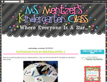 Tablet Screenshot of kindergartenstars1.blogspot.com