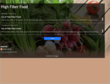 Tablet Screenshot of high-fiber-food.blogspot.com