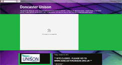 Desktop Screenshot of doncasterunison.blogspot.com