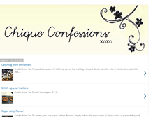 Tablet Screenshot of chiqueconfessions.blogspot.com