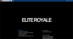 Desktop Screenshot of eliteroyale.blogspot.com