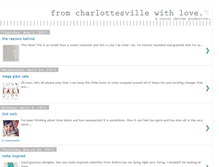 Tablet Screenshot of fromcvillewithlove.blogspot.com