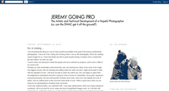 Desktop Screenshot of jeremygoingpro.blogspot.com