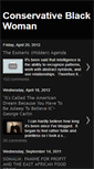 Mobile Screenshot of conservativeblkwoman.blogspot.com