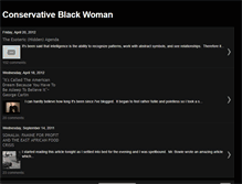 Tablet Screenshot of conservativeblkwoman.blogspot.com