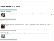 Tablet Screenshot of delasmanosalaboca.blogspot.com