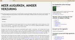 Desktop Screenshot of meeraugurkenminderverzuring.blogspot.com