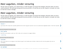 Tablet Screenshot of meeraugurkenminderverzuring.blogspot.com