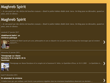 Tablet Screenshot of maghreb-spirit.blogspot.com