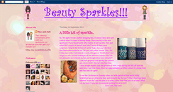 Desktop Screenshot of beauty-sparkles.blogspot.com