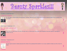 Tablet Screenshot of beauty-sparkles.blogspot.com