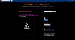 Desktop Screenshot of jyjmarketingpromocional.blogspot.com