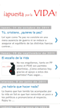 Mobile Screenshot of blogapuestaporlavida.blogspot.com
