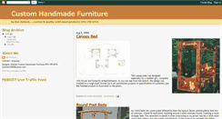 Desktop Screenshot of customhandmadefurniture.blogspot.com