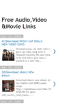 Mobile Screenshot of freeaudiovideomovielinks.blogspot.com