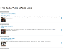 Tablet Screenshot of freeaudiovideomovielinks.blogspot.com