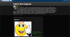 Desktop Screenshot of iubirefaralogica.blogspot.com