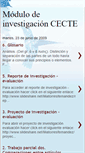 Mobile Screenshot of moduloinvestigacioncecte.blogspot.com