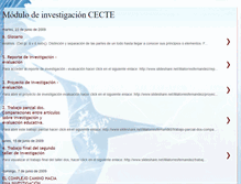 Tablet Screenshot of moduloinvestigacioncecte.blogspot.com