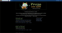 Desktop Screenshot of frogscanspell.blogspot.com