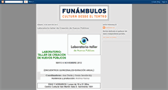 Desktop Screenshot of funambulosnotas.blogspot.com