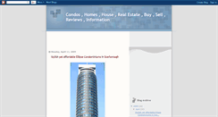 Desktop Screenshot of condos-and-homes.blogspot.com