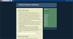 Desktop Screenshot of directorysubmissionprofit.blogspot.com