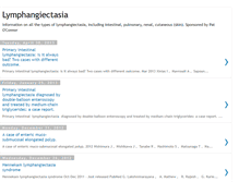 Tablet Screenshot of lymphangiectasia.blogspot.com